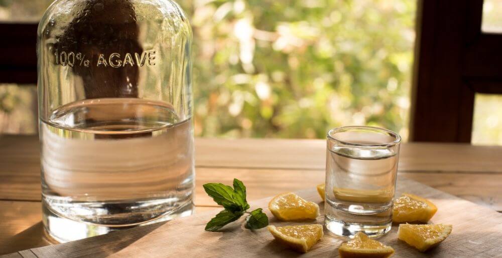 Bottle of Mezcal or Tequila