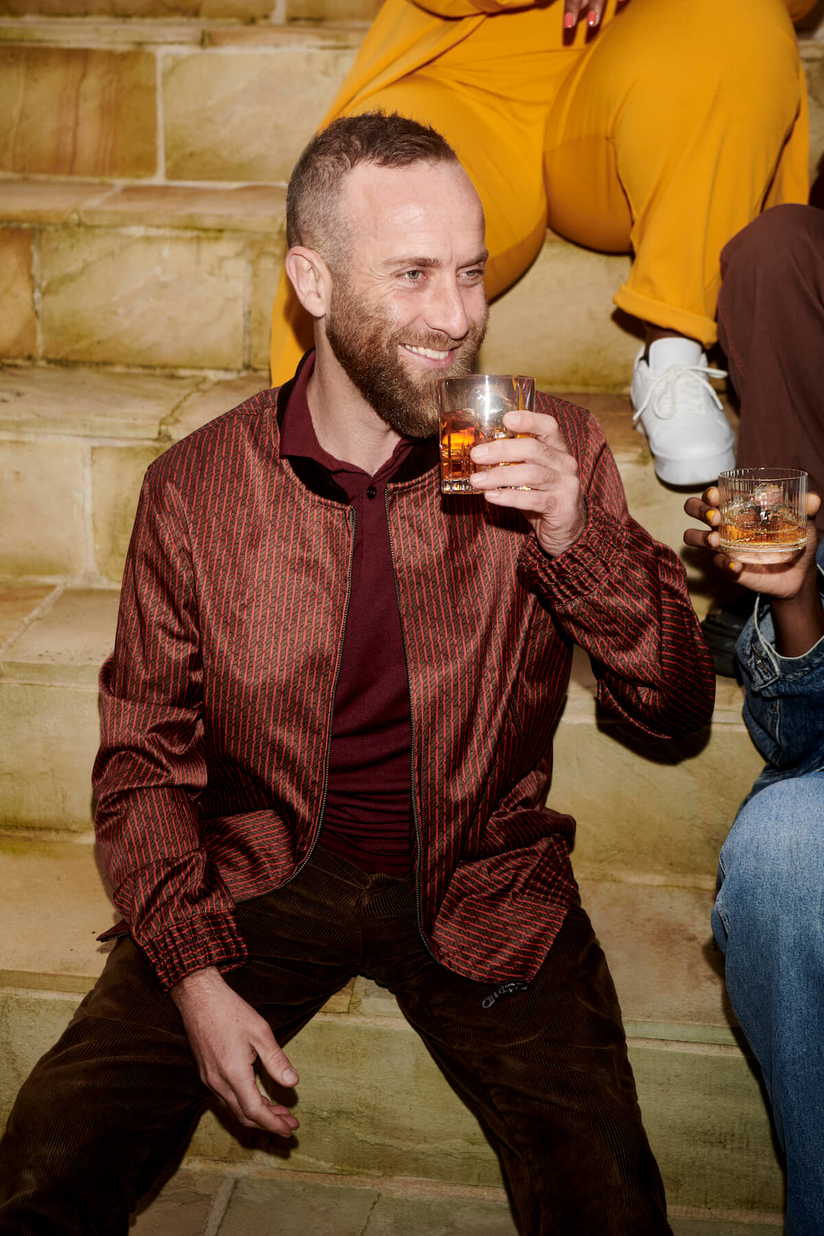 Whisky Drinker Outside